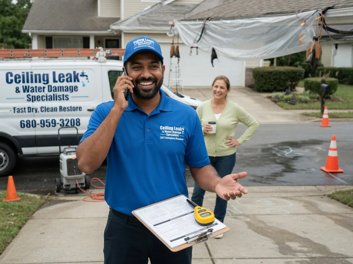 Ceiling Leak Cleanup Reidville, SC FAQs